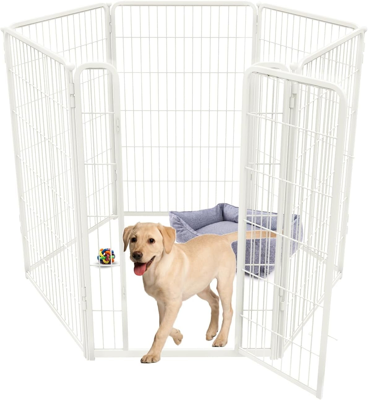 View of PRZL Homeplus Dog Playpen for Indoor Use - Stress-Free and Safe Play ...