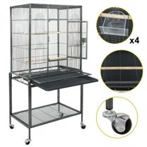 Visual Reference: Durable Heavy Duty Travel Veterinary Bird Parrot Carrier Cage With