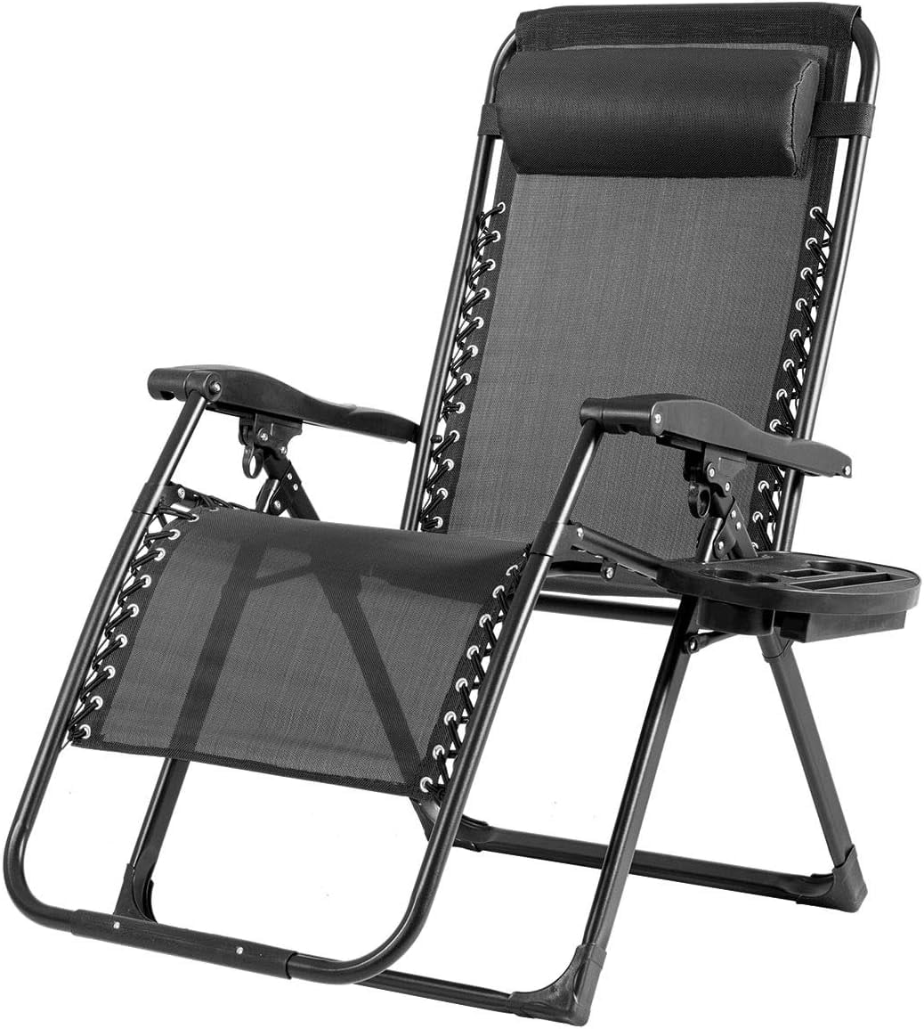 PRZL Zero Gravity Chair, Oversized Outdoor Lounge Chair with Cup Holder ...