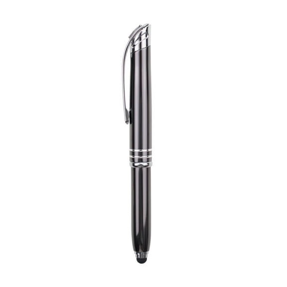 PRavtical Compacts Light Emitting Ballpoint Pen Including Built In LED Lamp And Capacitive Styluses Tip For Outdoor Use