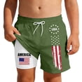 thumbnail image 1 of PRfgtbd American Flag Boys Swim Trunks With Compression Liner Patriotic Print Beach Shorts Swimwear Summer Lightweight Casual Bathing Suit 7-8 Years, 1 of 5