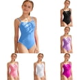 thumbnail image 1 of PRfgtbd Girl Swimsuit One Piece Bathing Suits For Girls Contrasting Colors Adjustable Straps Padded Swimwear Teens Summer Beach Swimsuits 13-14 Years, 1 of 4