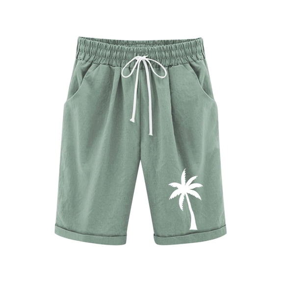 PRfgtbd Girls Shorts Summer Knee-Length Long Shorts Kids Girls Bermuda Shorts Elastic Waist Casual Beach Pants With Pockets Bottoms 11-12 Years