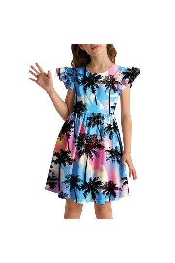 Kids Hawaiian Dresses for Summer Fun