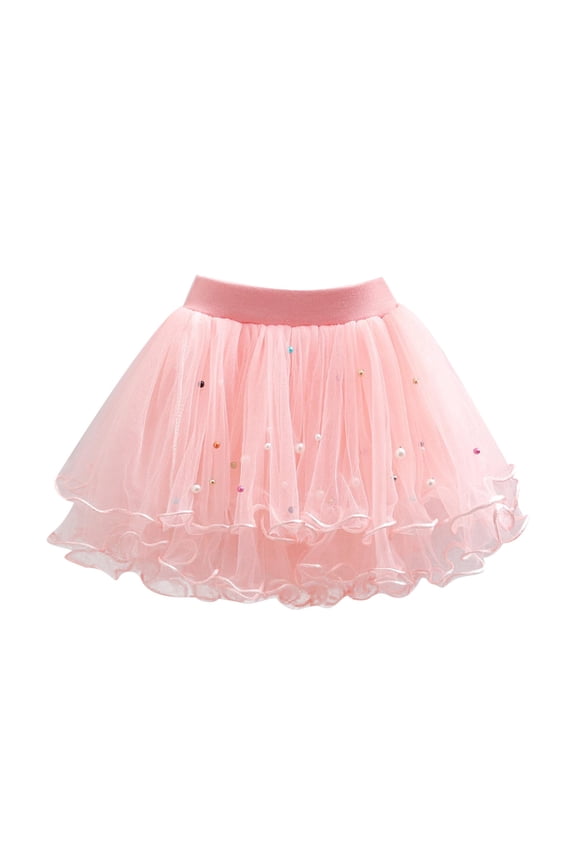 Girls Tutu Skirts Easter Spring Children's Skirt Mesh Tulle Princess Skirt Toddler Kids Tutu Dancing Skirt Carnival Party Clothes Soft Spring Dresses