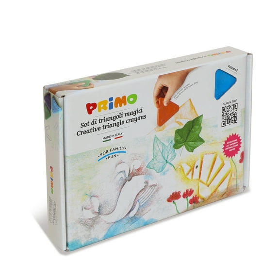 PRiMO Wax Triangle Crayon Activity Kit, 14-Piece Kit