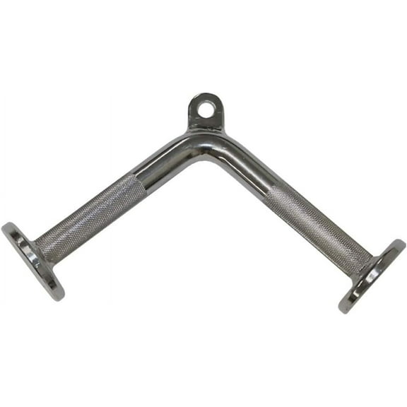 PRx Performance Elite Pulley System V-Bar Attachment - Tricep Pushdown Cable Machine with Rope Attachment, LAT Pulldown, Home Gym Workout, Workout Pulley System for Squat Rack, Durable Chrome Finish