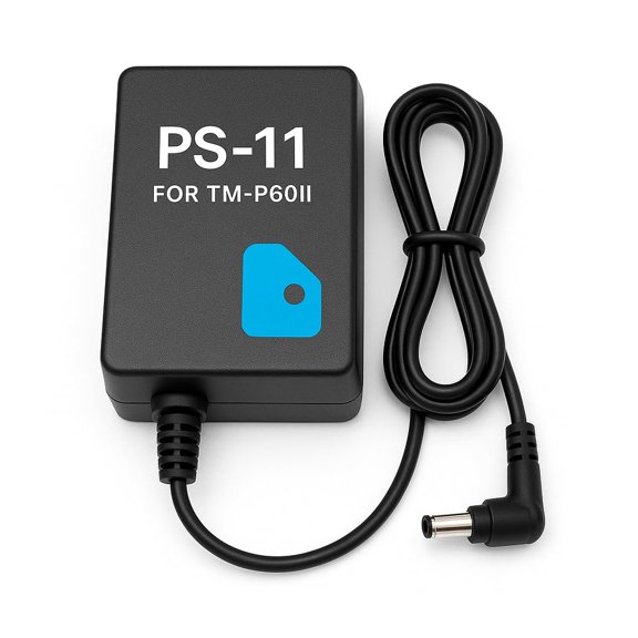 PS-11 Power Supply Adapter for TM-P60II Printer  Reliable 24V Replacement Power Cord  Durable AC Charger for TM-P60II Receipt Printer (Over 1 LB) C32C825375