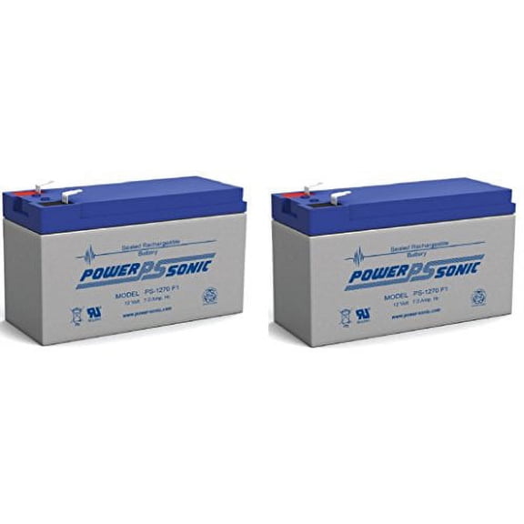 PS-1270 - POWER-SONIC 12V 7AH SLA BATTERY - PACK OF 2