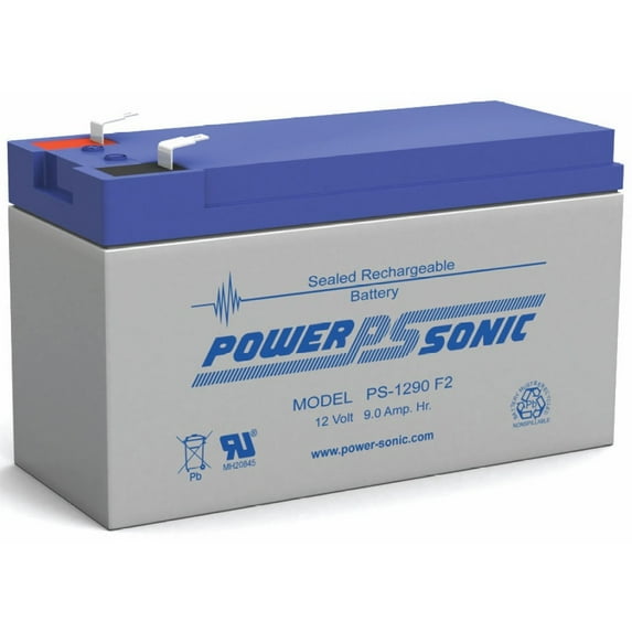 PS-1290 12 Volt 9 Amp Hour Rechargeable SLA Battery