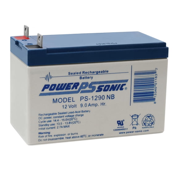 PS-1290NB 12V 9AH Rechargeable SLA Battery