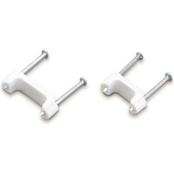 PS-150Z 0.5 in. Plastic Romex Cable Staple - 100 Pack