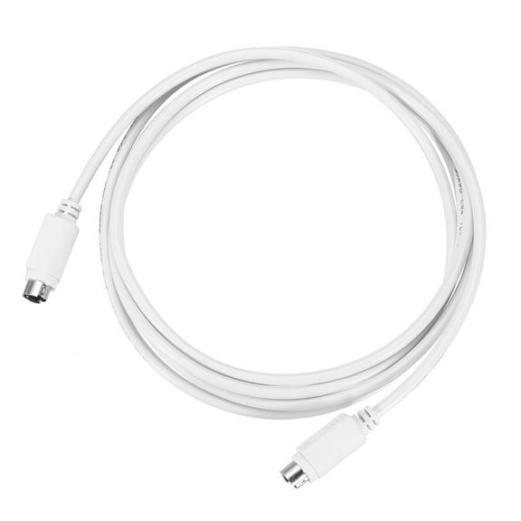 PS/2 Mouse and Keyboard Extension Cable 6 Pin 6.5 Feet Male to Male,White