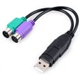 thumbnail image 1 of PS/2 to USB Adapter Converter for PS2 Keyboard Mouse, 1 of 8