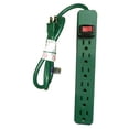 thumbnail image 1 of PS-669G Green 6 Outlet Plastic Housing Power Strip, 1 of 1
