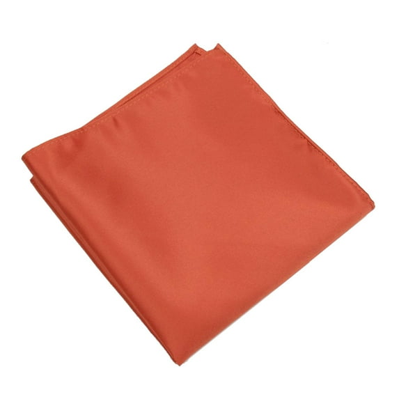 PS-ADF-27-Rust Solid Color Men's Pocket Square
