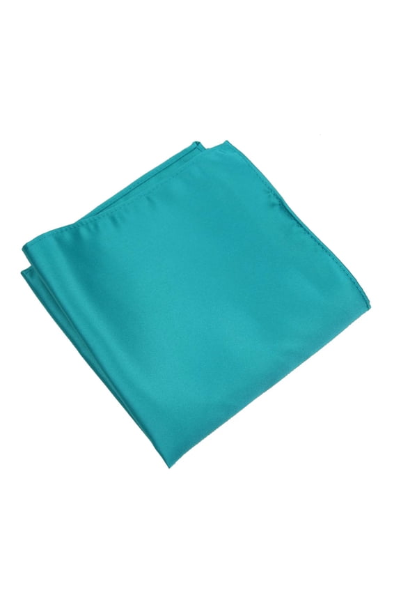 PS-ADF-32-Teal Solid Color Men's Pocket Square