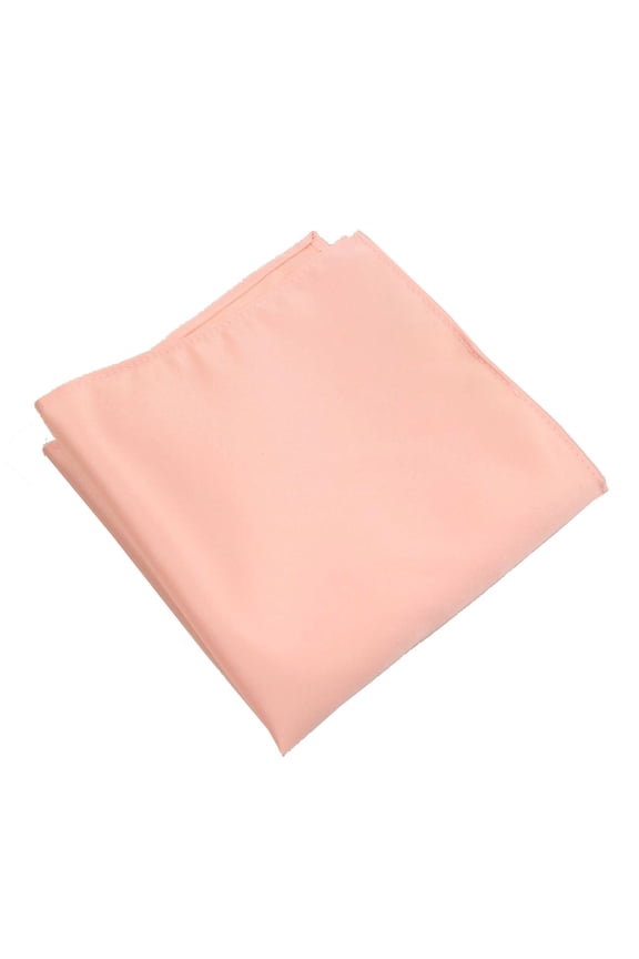 PS-ADF-48-Peach Solid Color Men's Pocket Square