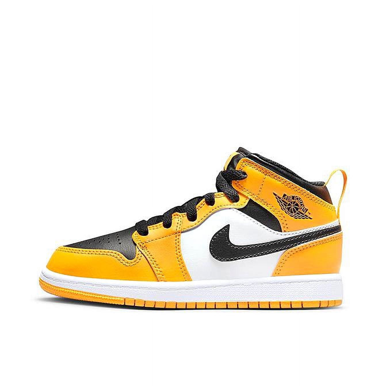PS Air Jordan 1 Mid Yellow Toe 2022 640734 701 Walmart
