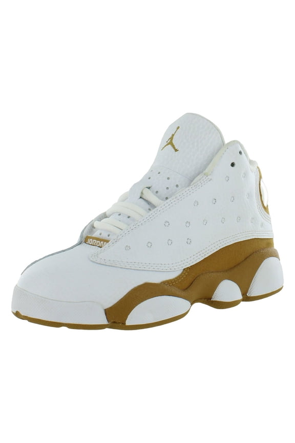 Jordan 13 Retro PS Boys Shoes Size 11, Color: White/Wheat
