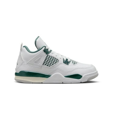 Little Kid's Jordan 4 Retro White/Oxidized Green-White (BQ7669 103) - 11