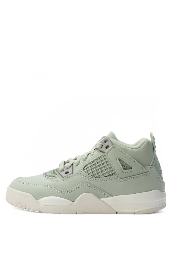 Little Kid's Jordan 4 Retro "Abundance" Seafoam/Sl-Met Svr (HV4385 003) - 10.5