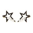 thumbnail image 1 of PS-BEA11058011-YAN01104 European Style Five-pointed Star Bead Individuality Dangler Vintage Earrings, 1 of 1