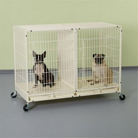 PS Color Modular Cage X-Tall with Plstic Try Ivory S