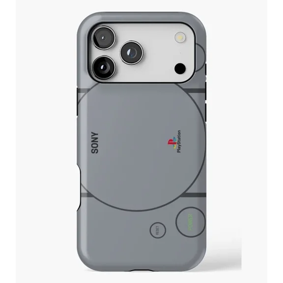 PS Console Retro Video Game Gamer M045 iPhone 11 12 13 14 15 16 17 Pro Max Phone Cover