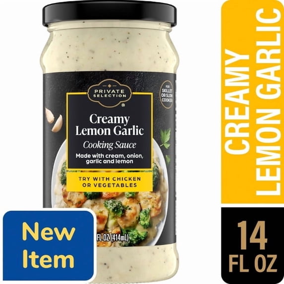 PS Creamy Lemon Garlic Cooking Sauce 14 fl oz