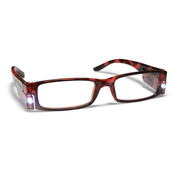 PS Designs 01441 - Tortoise Shell - 1.50 Bright Eye Readers (PRG5-1.50) 1.5 Magnification LED Reading Glasses