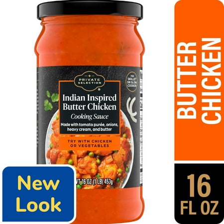 PS Indian Inspired Butter Chicken Cooking Sauce, Rich & Authentic, 16 oz
