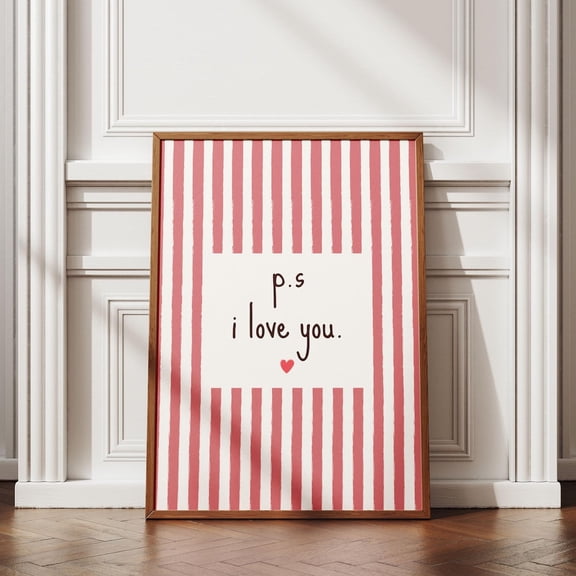 PS Love You Romantic Wall Decor