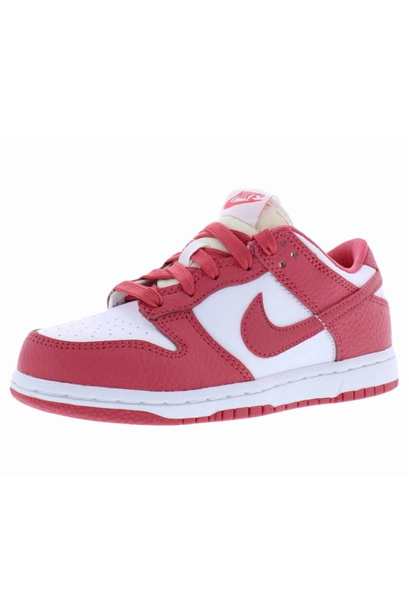 Dunk Low PS Boys Shoes Size 13, Color: White/Archaeo Pink