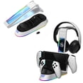 thumbnail image 1 of PS Portal Charging Docking Station,Charging Stand for Playstation Portal Remote Player Console and PS5 controller,With headphone hanger and with RGB Light, 1 of 4