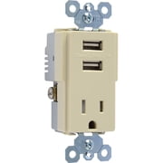 PS USB Tamper Resist Recp Ivry