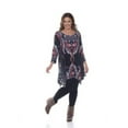 thumbnail image 1 of PS1300-02-1XL Plus Marlene Top & Tunic, Grey & Multi Color - 1XL, 1 of 1