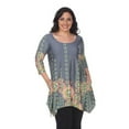 thumbnail image 1 of PS1301-45-1XL Plus Size Rella Tunic Dress - Grey, 1XL, 1 of 1