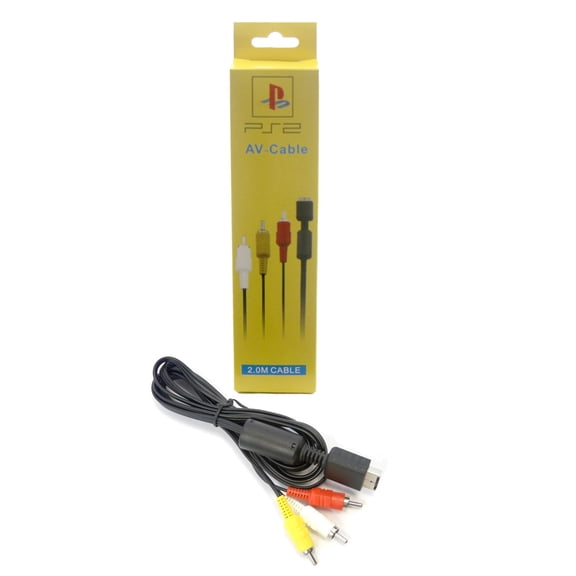 PS2 Audio Video AV Cable - PS1 PS3 Compatible (Hexir)