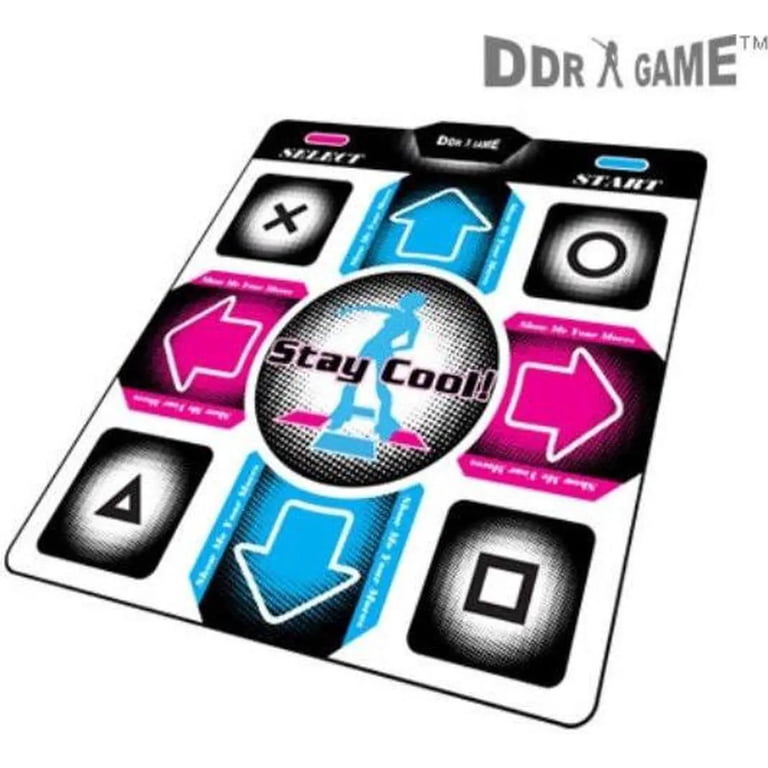 DDRGame, PS2 Dance Pad, Non-Slip, Arcade Size with 8 Arrows