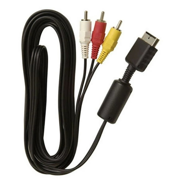 PS2 PS3 AV Cable, AV to RCA Composite Audio Video, TV Cord Compatible with Play Series