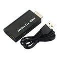 PS2 To HDMI Audio Video Cable Converter Adapter With 3.5mm Audio Output