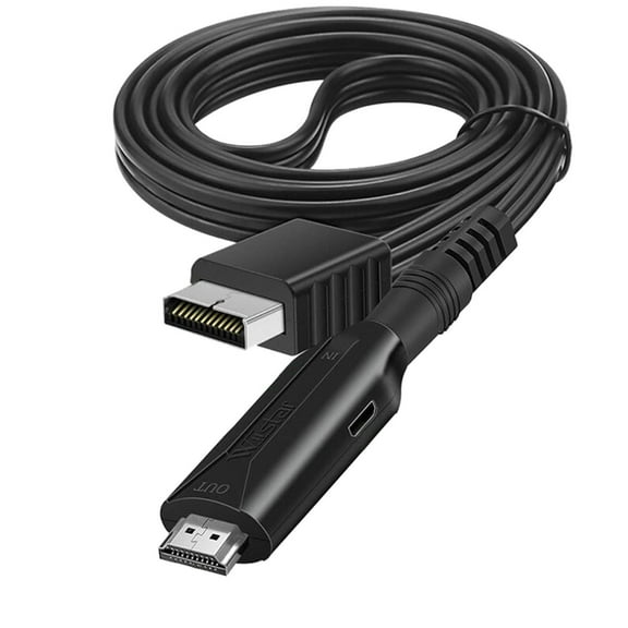 PS2 to TV Adapter Plug and Play for High Def Gaming