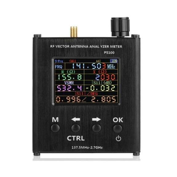 PS200 34.375MHZ-2.7GHz Antenna Analyzer With 2.4 Inch TFT Display Screen SWR RF Vector Antenna Analyzer SWR Meter For Resistance Impedance ,Compact and Powerful