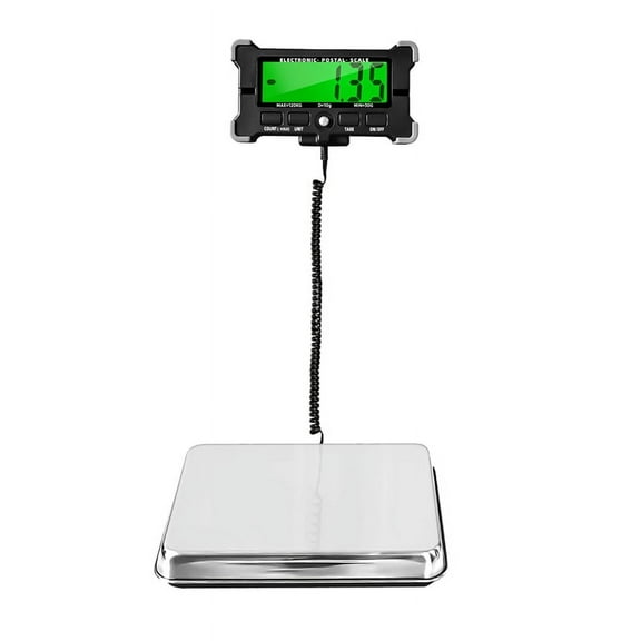 PS21 Digital Scale 200KG Electronic Postal Scale Stainless Steel Floor Scale LCD Backlight Display Portable Scale