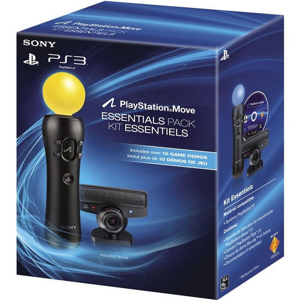 PS3 Move Essentials Pack W Motion Controller Eye Camera PS3 