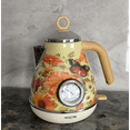 PS3013T flower painted electric kettle 1.7L retro instrument type dial