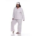 thumbnail image 1 of PS3610-13-4XL Pink Cheetah Plus Size Three-Piece Pajama Set - 4X, 1 of 1