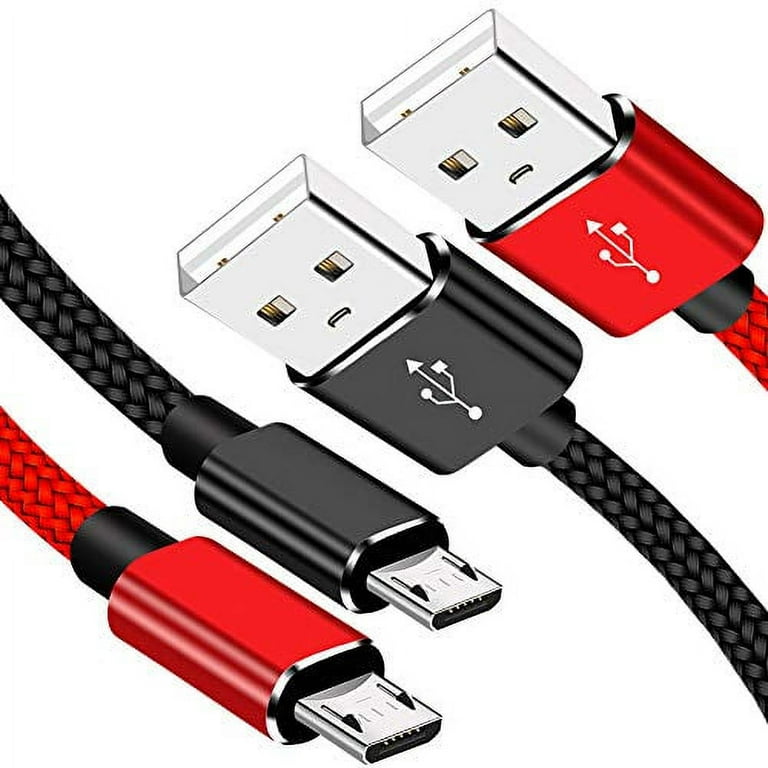 CableCreation Short Micro USB Cable, USB to Micro USB 24 AWG Triple  Shielded Fast Charger Cable, Compatible with PS5/PS4, Raspberry Pi Zero