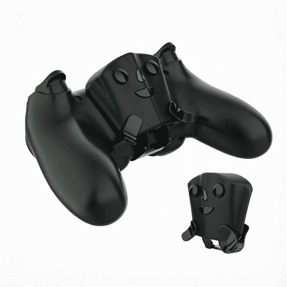 Controller Rear Paddles Compatible with PS4 Wireless Controller 4 Programmable Remap Back Buttons Turbo Rapid Fire Micro USB Charging Port 3.5mm Audio Jack Extension Adapter